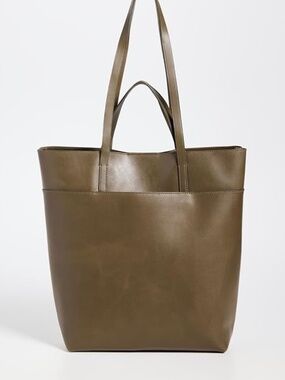 Madewell Women's The Essential Tote in Leather - Burnt Olive Green